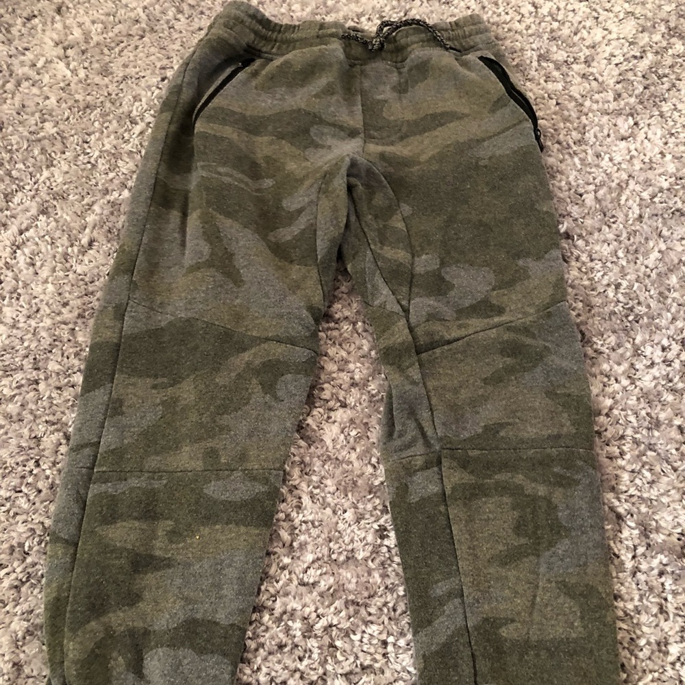 Boys gently used Camouflage joggers